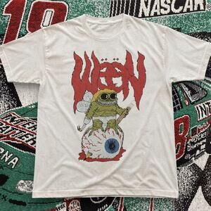 Wetn Monster Eyeball Graphic Tee White Unisex